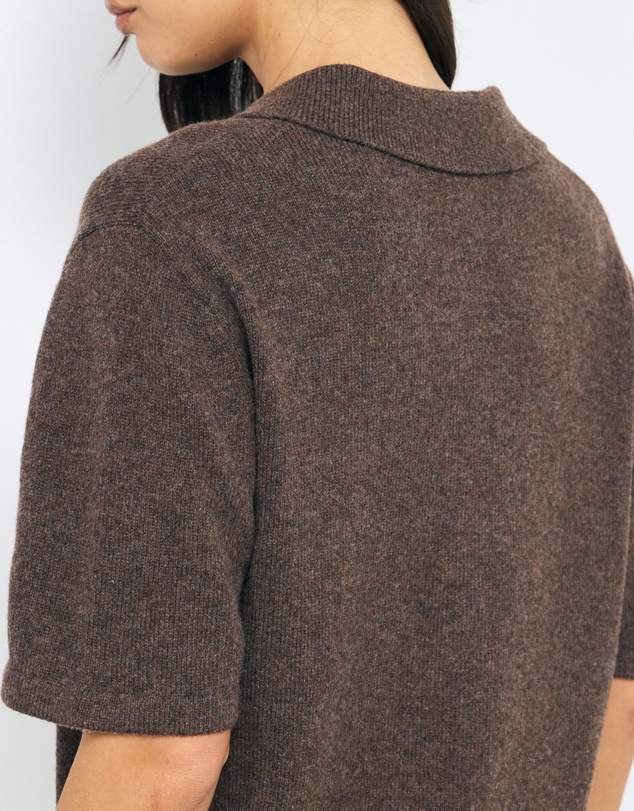 AERE - Aimee Relaxed Fit Knit Polo