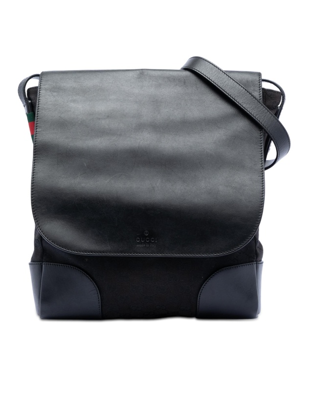 Pre-Loved by Azura Reborn - Pre-Loved GG Canvas and Leather Crossbody