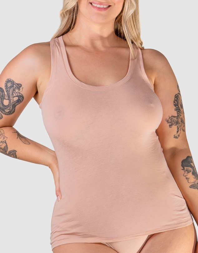 B Free Intimate Apparel - Superfine﻿ 100% Cotton Tank Top - 2 Pack﻿