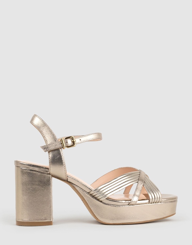 Edward Meller - RAYNE80 Strappy Crossover Platform Sandal