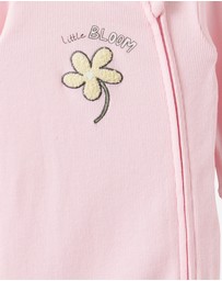 Cotton On Kids - Growie Long Sleeve Zip Romper