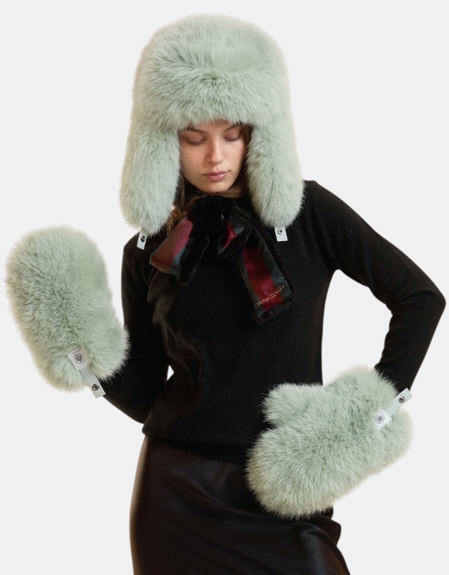 Cynthia Rowley - Snow Bunny Trapper Hat