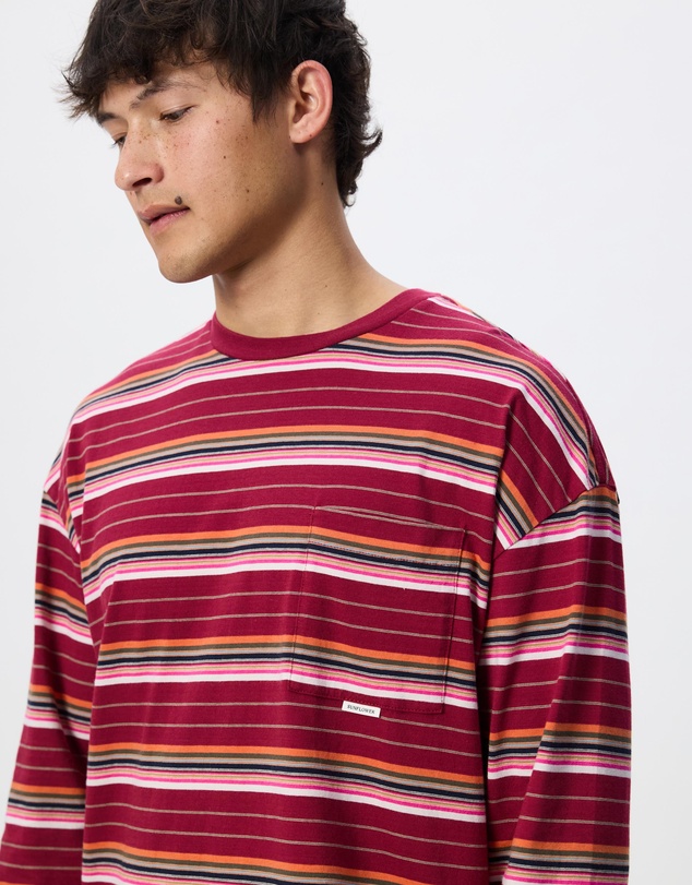Sunflower - Stripe LS Pocket Tee