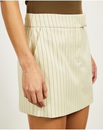 Lover - Orion Pinstripe Mini Skirt