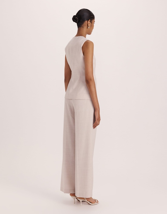 SABA - Celeste Wool Crew Neck Vest