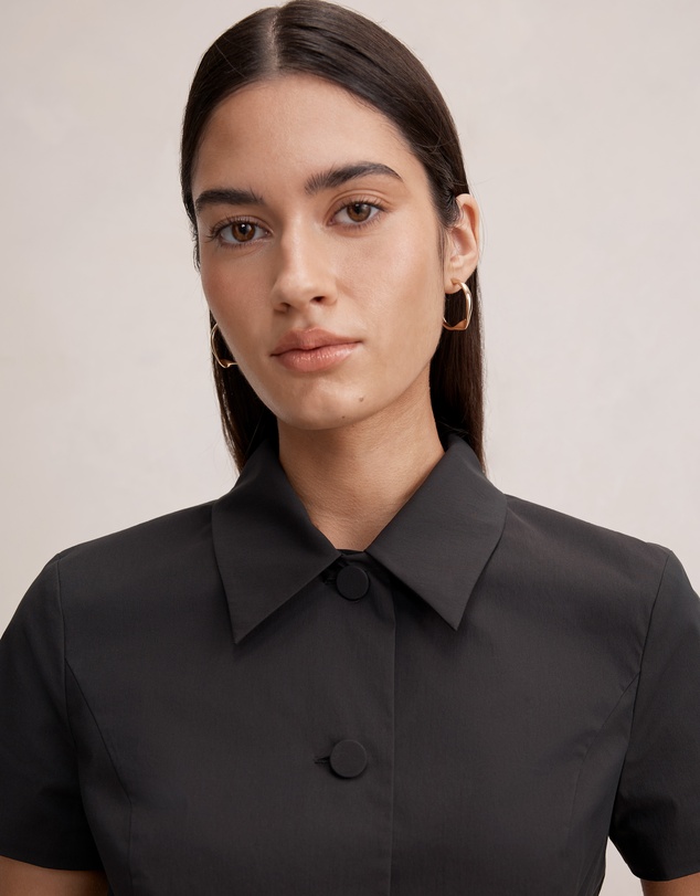 Forever New - Bonnie Crop Button Top