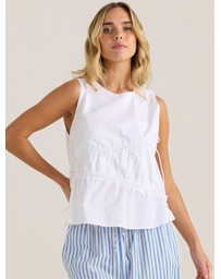 Sass - Elin Gathered Tie Top