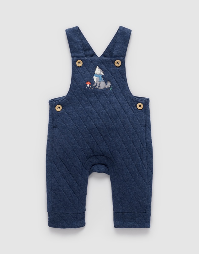 Purebaby - Quilted Overall -Kids-Babies