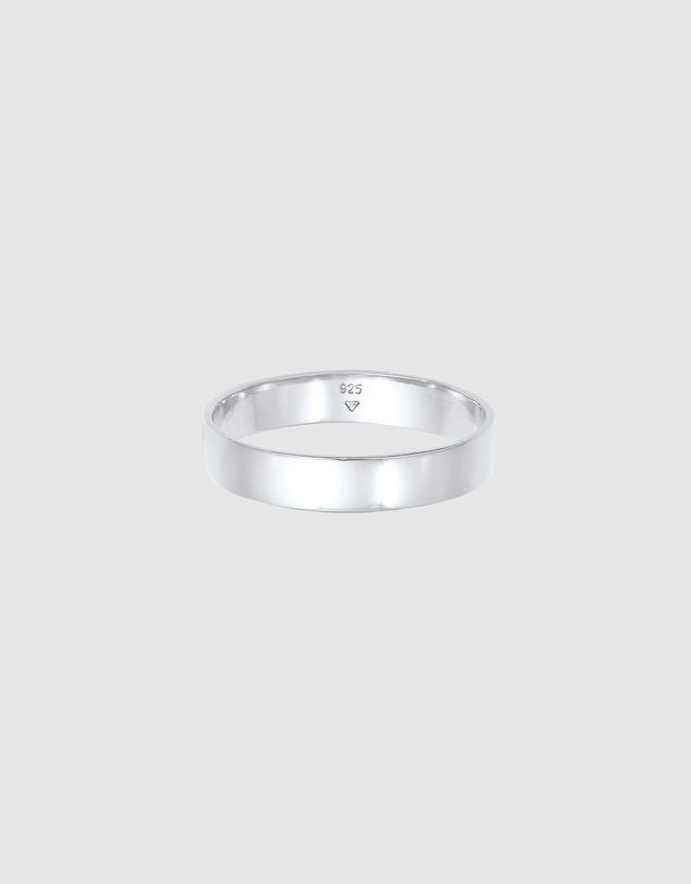 Kuzzoi - ICONIC EXCLUSIVE - Classic Band Ring in 925 Sterling Silver