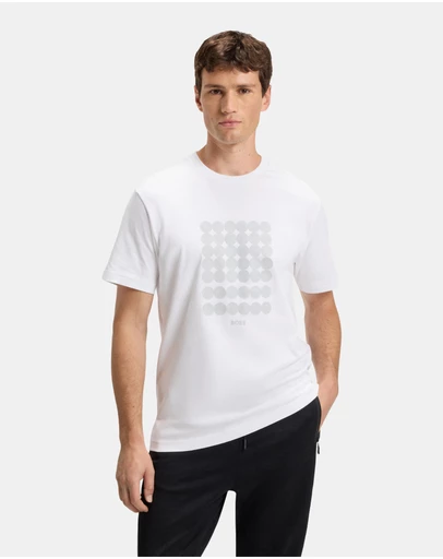 BOSS - Tee Print Striped T-Shirt