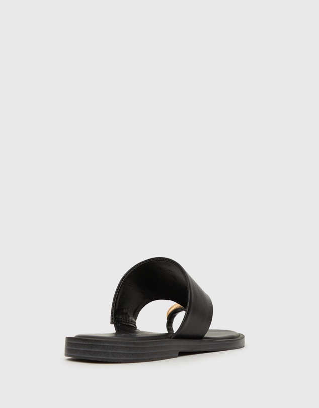 Betts - Dolphin Leather Thong Sandals
