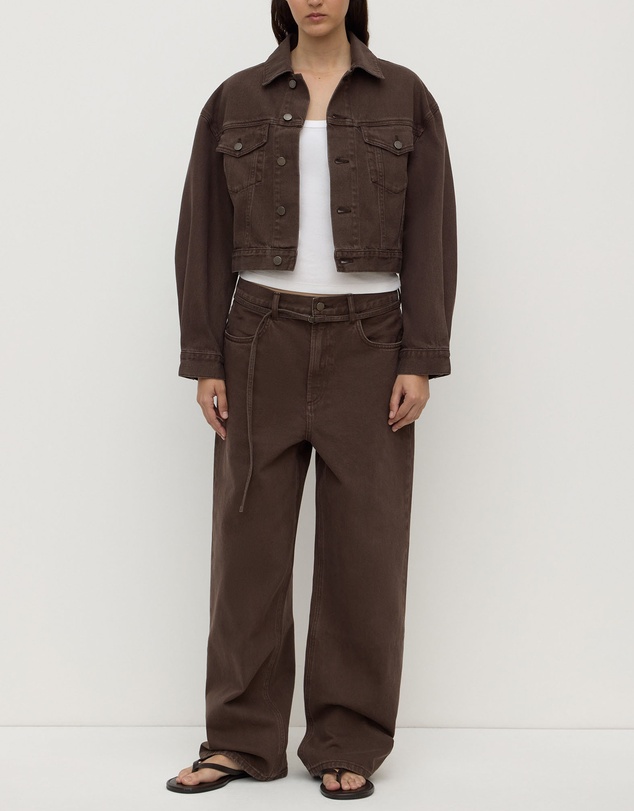 Assembly Label - Cropped Denim Jacket
