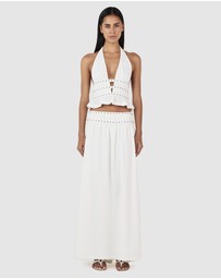 Ownley - Tabby Studed Midi Skirt