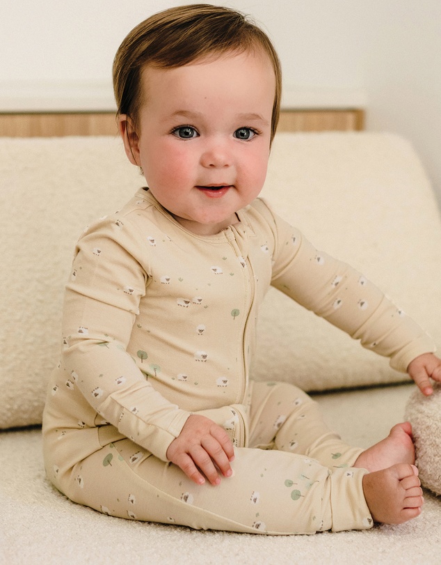 Kynd Baby - Day Or Night Onesie in Sheep