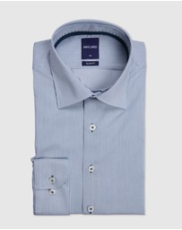 Abelard - Bamboo Blend Bengal Stripe Slim Fit Shirt