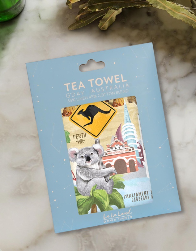 La La Land - Tea Towel Gday Australia