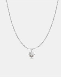 Ania Haie - Ania Haie Silver Colour-Block Mother of Pearl Star Necklace