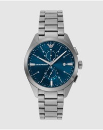 Emporio Armani - Silver Tone Chronograph Watch