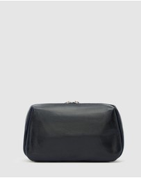 Republic of Florence - The Otto Blue Leather Dopp Kit