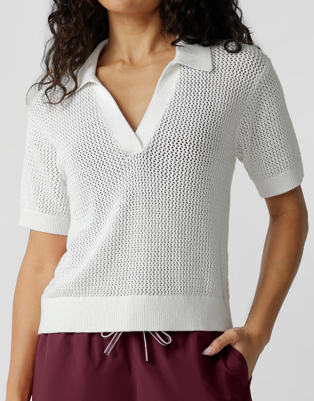 Lorna Jane - Sea Breeze Knit Polo