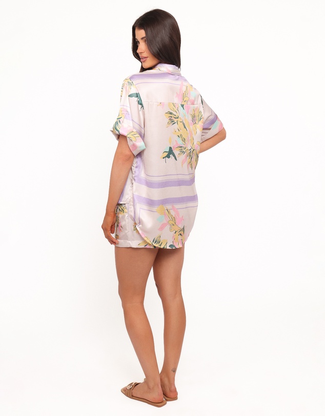 Petal & Pup - Lara Shorts - Lavender Print