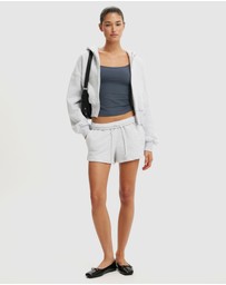 Cotton On - Slouchy Zip Through Fleece Hoodie