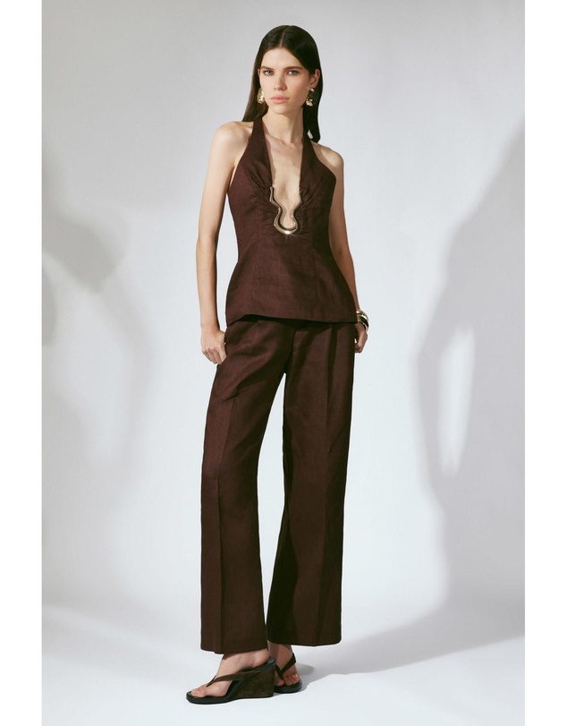 Bardot - Geordy Hipster Linen Pant