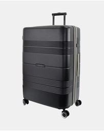 Pierre Cardin - Pierre Cardin 80cm Large Travel Hard Shell Suitcase