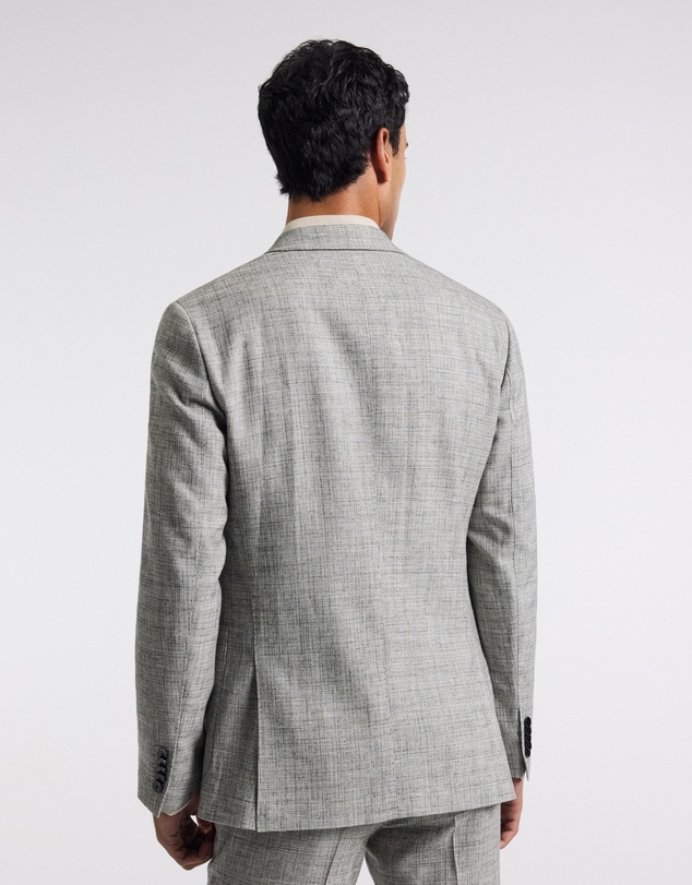 Calibre - Crossweave Suit Jacket Silver