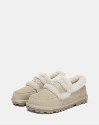 EVERAU - Australian Shepherd Ugg Rilee Loafer Cow Suede Upper House Shoes