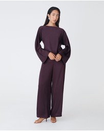 Forcast - Asma Satin Bias Cut Top