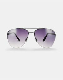 Mestige - Wanderlust Sunglasses embellished with crystals from Swarovski® - Silver
