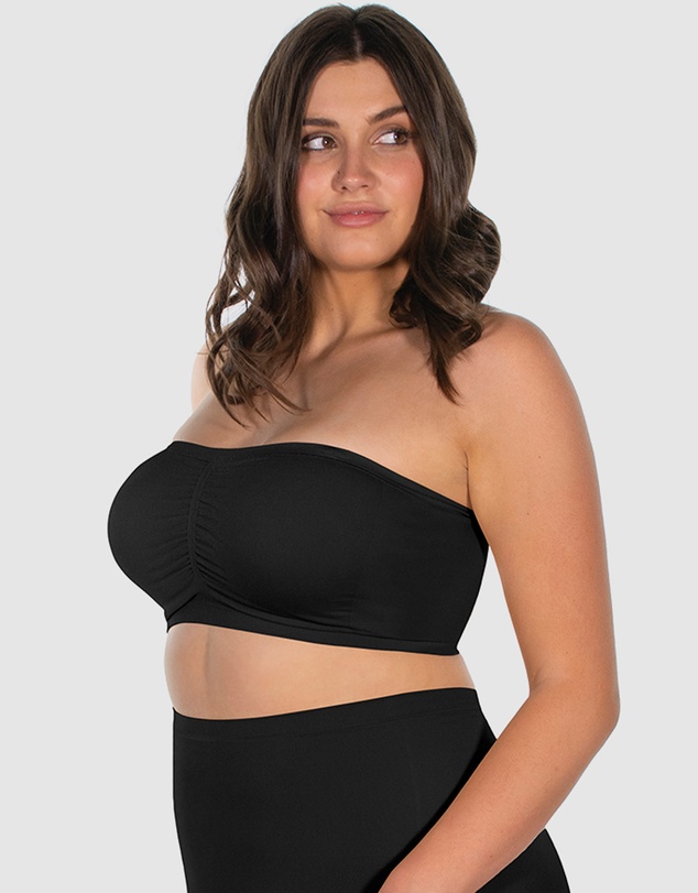 B Free Intimate Apparel - Curvy Strapless Bandeau Bra (A-B-C-D-DD) Cup