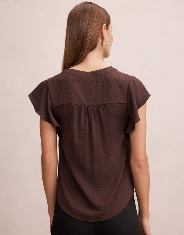 Forever New - Cecilia Flutter Sleeves Blouse