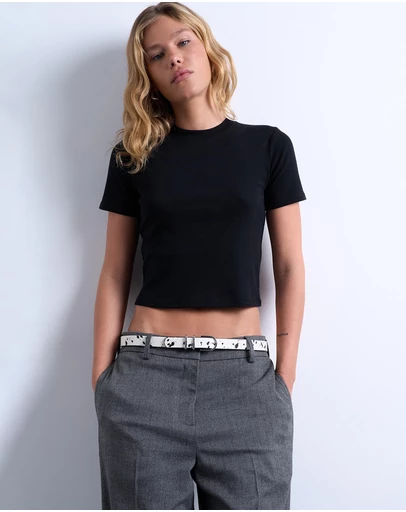 TOPSHOP - Everyday SS Crop T-Shirt