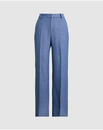 Polo Ralph Lauren - Linen-Cotton Twill Wide-Leg Pants