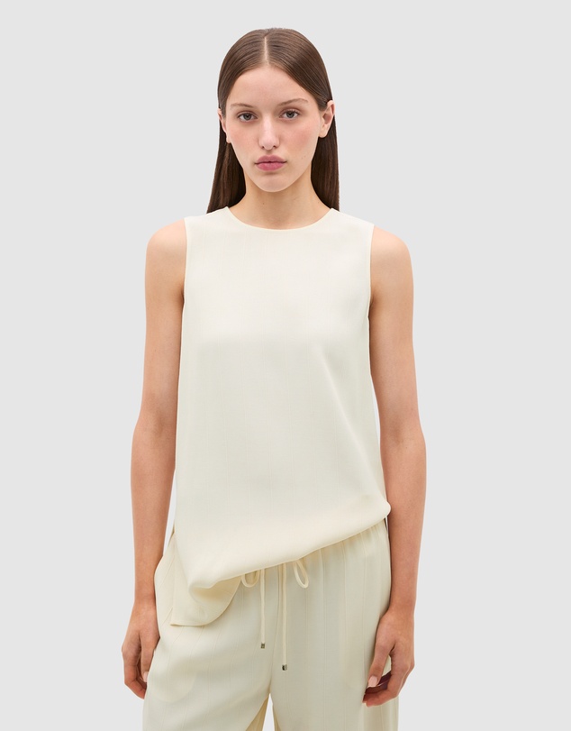 Seed Heritage - Textured Self Stripe Shell Top