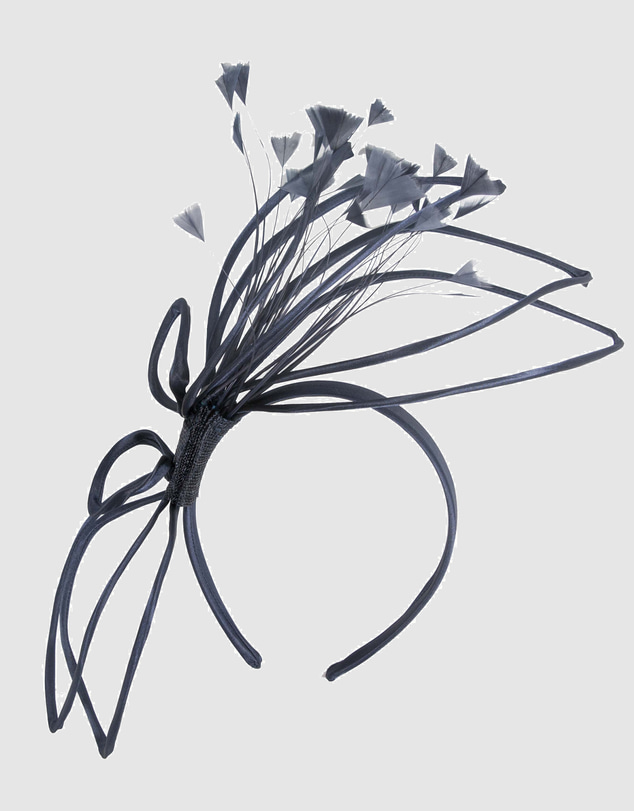 Max Alexander - Edgy Navy Sinamay Fascinator Headband