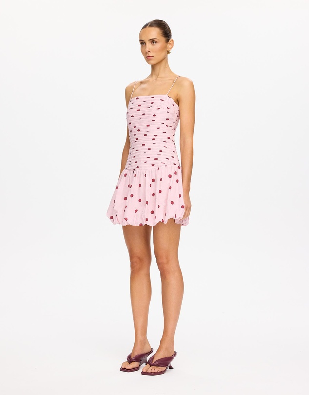 KIVARI - Sia Bubble Hem Mini Dress