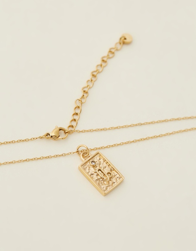 Carly Paiker - Capricorn Star Sign Zodiac Tag Necklace