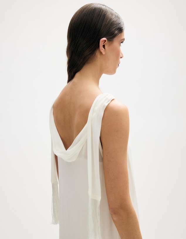 Revibe - Repaired Minima Esenciales Mika Scarf Maxi Dress - AU 6