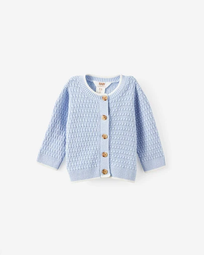Cotton On Kids - Baby Organic Blend Knit Cardigan