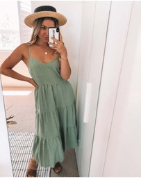 Esther & Co - Sonya Dress - Khaki