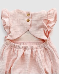 WITH LOVE FOR KIDS - Cotton Muslin Playsuit - Babies