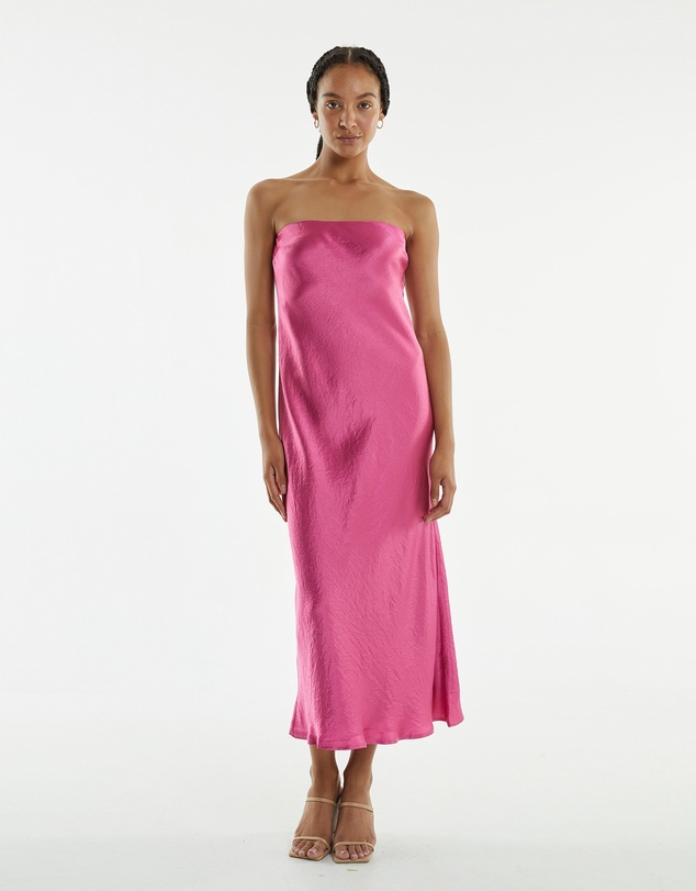Third Form - Crush Bias Strapless Dress