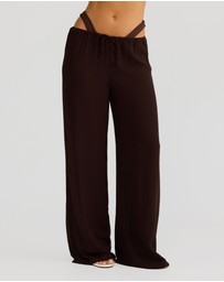 Vacay Swimwear - Bella Pant Chocolate