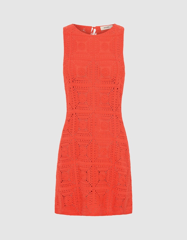 KIVARI - Brenna Crochet Mini Dress