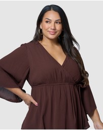 Something 4 Olivia - Salma Wrap Blouse