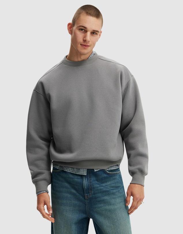 Cotton On - Box Fit Crew Sweater