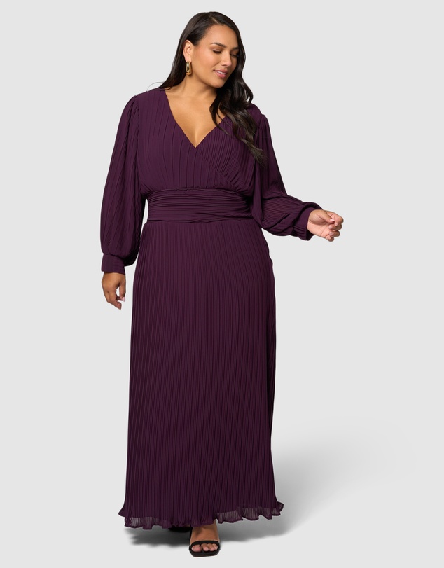 Pink Dusk by Curve Project - Secret Rendezvous Maxi Dress